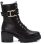 Δερμάτινο μαύρο biker boot Carmela 161075