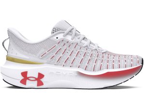 Under Armour – Γυναικεία Παπούτσια Running UA Infinite Elite – White/Black/Metallic Gold