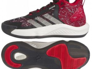 Adidas Adizero Select IF2164 Ψηλά Μπασκετικά Παπούτσια Core Black / Better Scarlet / Off White