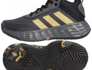 Adidas Αθλητικά Παιδικά Παπούτσια Μπάσκετ OwnTheGame 2.0 K GZ3381 Grey Five / Matte Gold / Core Black